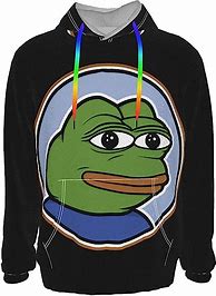 Image result for Pepe the Frog Galaxy Hoodie