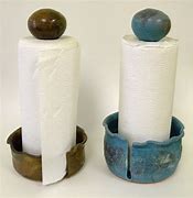 Image result for Hand Built Pottery Paper Towel Holder