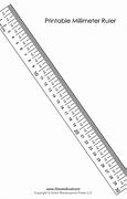 Image result for Printable mm Measurement Ruler