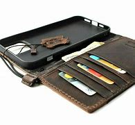 Image result for Genuine Leather iPhone 15 Pro Max Wallet Case