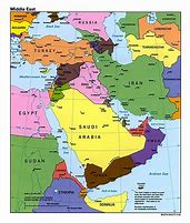 Image result for Middle East Country Map