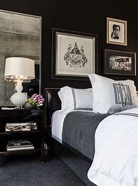 Image result for Black and White Bedroom