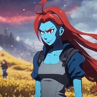 Image result for Undyne the Undying as JoJo