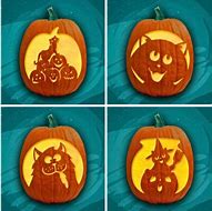 Image result for Cheshire Cat Pumpkin Carving Stencil