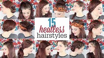Image result for Heatless Hairstyles