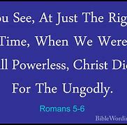 Image result for Romans 5 Scripture