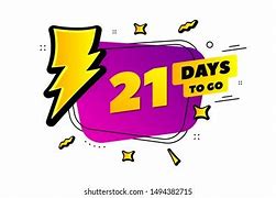 Image result for 21 Days to Go Clip Art