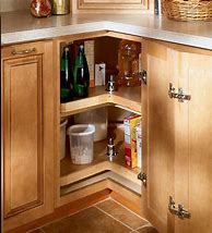 Image result for Corner Cupboard Lazy Susan