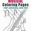 Image result for Music Notes Coloring Pages