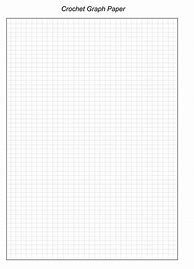 Image result for Crochet Graph Paper Template