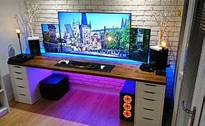 Image result for Gaming Setup with TV