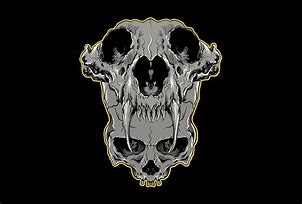 Image result for Wolf Skull Wallpaper