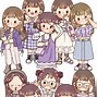 Image result for Kawaii Girl Stickers