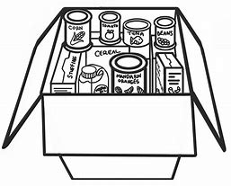 Image result for Food Pantry Clip Art Black and White