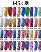 Image result for Glitter Gel Nail Polish Colors