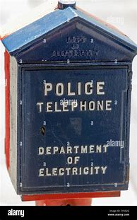 Image result for Antique Texas Police Call Box