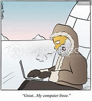 Image result for Computer Froze Cartoon