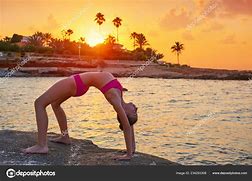 Image result for Gymnastics Silhouette Beach