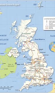 Image result for Map of UK Countries
