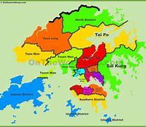 Image result for Hong Kong Districts Map