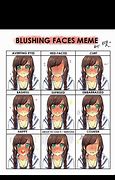 Image result for Anime Flushed Face