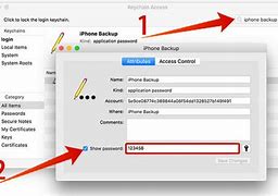 Image result for iPhone iTunes Backup Password
