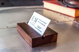 Image result for Wooden Card Holder Product