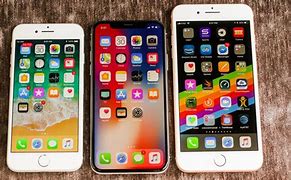 Image result for iPhone X Next to iPhone 8 Size