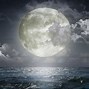 Image result for Beach at Night with Moon and Stars