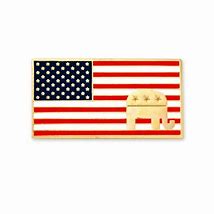 Image result for Elephant US Flag Lapel Pin