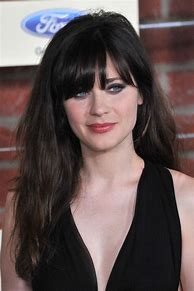 Image result for Zooey Deschanel with Straight Hair