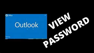 Image result for How to See Outlook Password