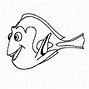 Image result for Dory Finding Nemo Clip Art Black and White