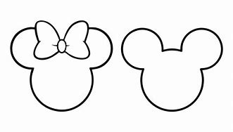 Image result for Minnie Mouse Head Stencil