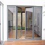 Image result for Frameless Glass Swing Hallway Door