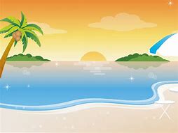 Image result for Animated Beach Scene
