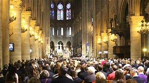 Image result for Notre Dame Cathedral Mass