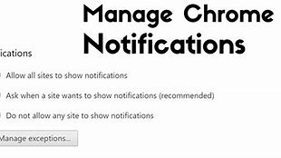 Image result for Google Chrome Notifications