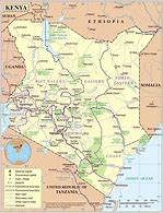 Image result for Detailed Map of Kenya Africa