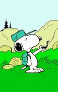 Image result for Snoopy Hiking