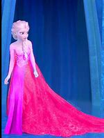 Image result for Pink Frozen Elsa Dress