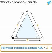 Image result for Isosceles Triangle Perimeter Formula