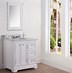 Image result for white 36 inches vanities