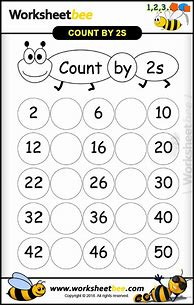 Image result for Counting By 2s 5S and 10s Free Printables