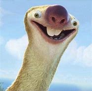 Image result for Sid the Sloth with Brown Hair Meme