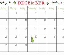 Image result for December Monthly Calendar