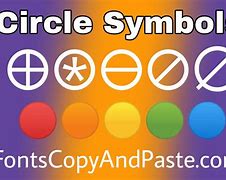 Image result for Circle Symbol Copy/Paste