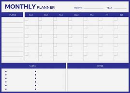 Image result for Monthly/Weekly Planner Template