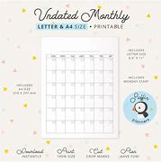 Image result for Mini Binder Printable Monthly Calendar