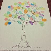 Image result for Fingerprint Tree Art